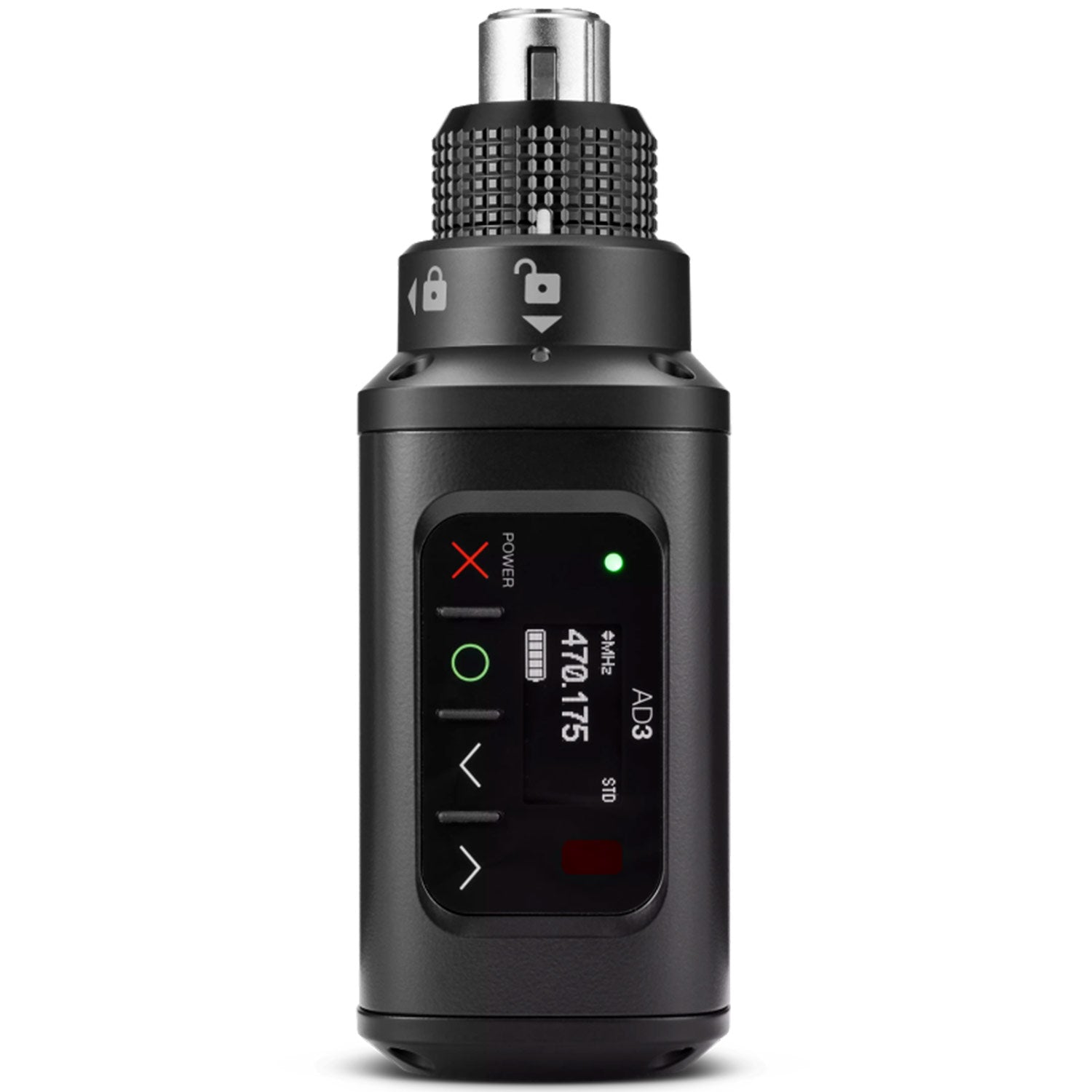 Shure AD3 Axient Digital Plug-On Wireless Transmitter (K54 Band / 606-663 MHz)