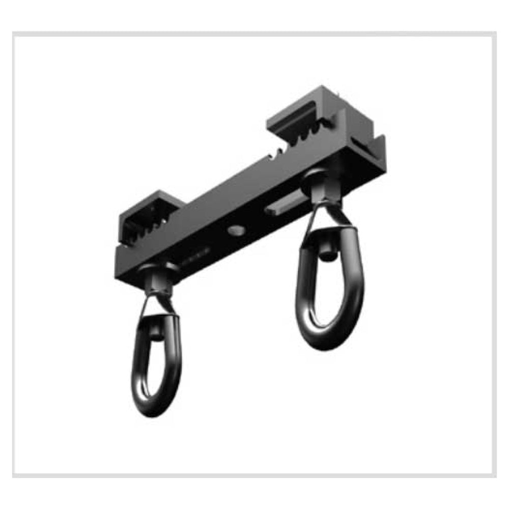Adaptive Technologies BC16-21-2 - Rigging Channel Beam Clamp (16-21" Open Hang / Dual Swivel Eye)