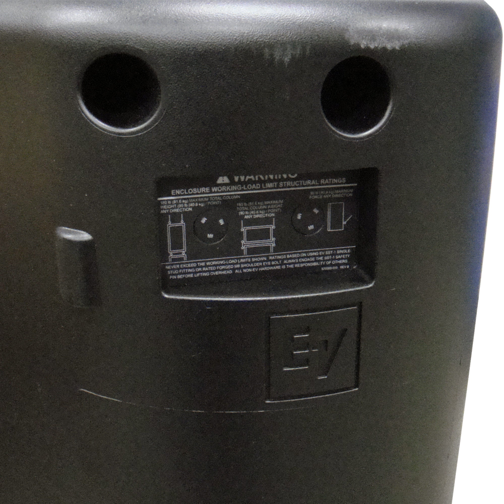 Electro-Voice ZX5-90B - 600-Watt 15" 90x50 2-Way Bi-Ampable Passive Loudspeaker - Black - B-Stock