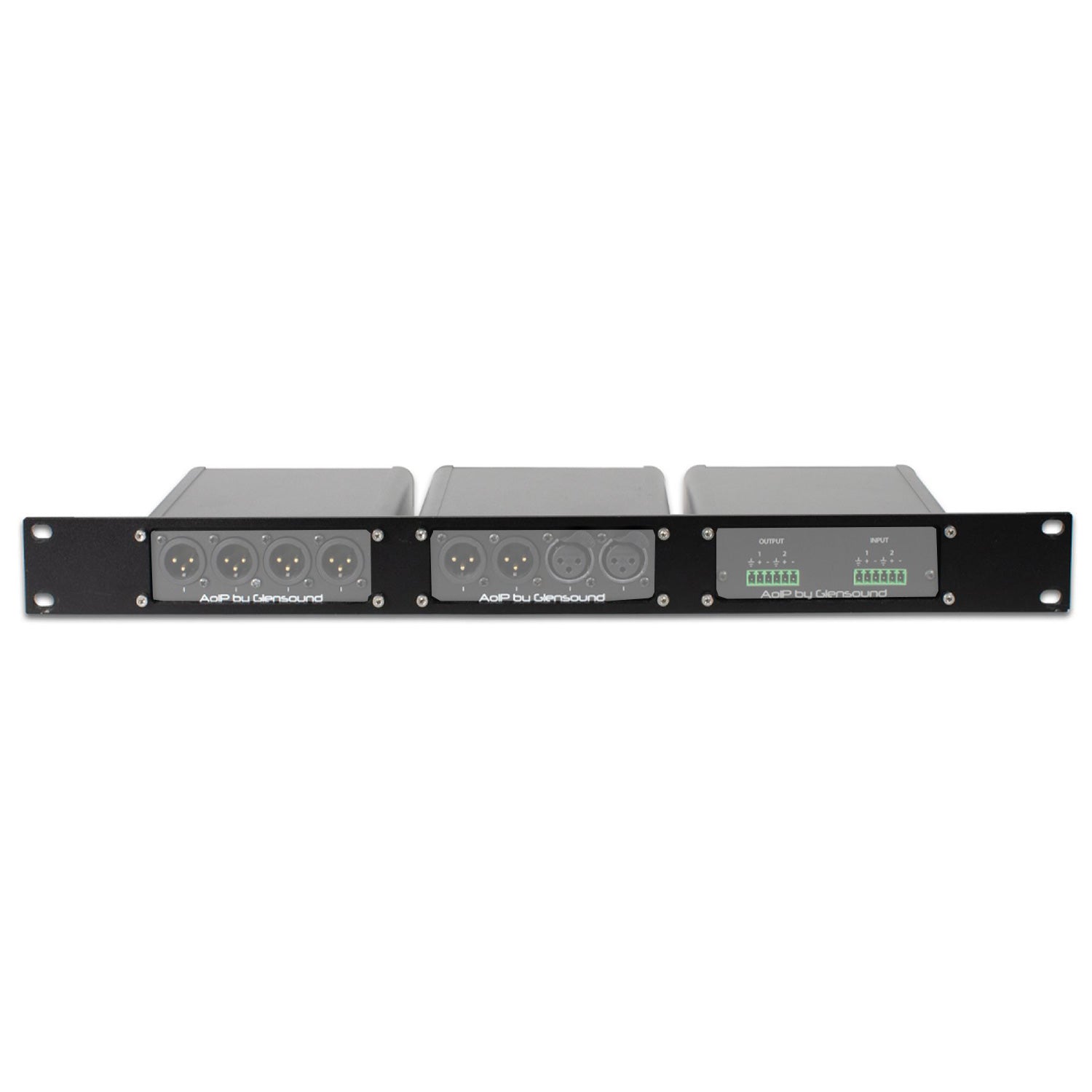 Glensound AoIP-RK - Rack Mount Panel for Glensound 1/3 Rack AoIP Interfaces