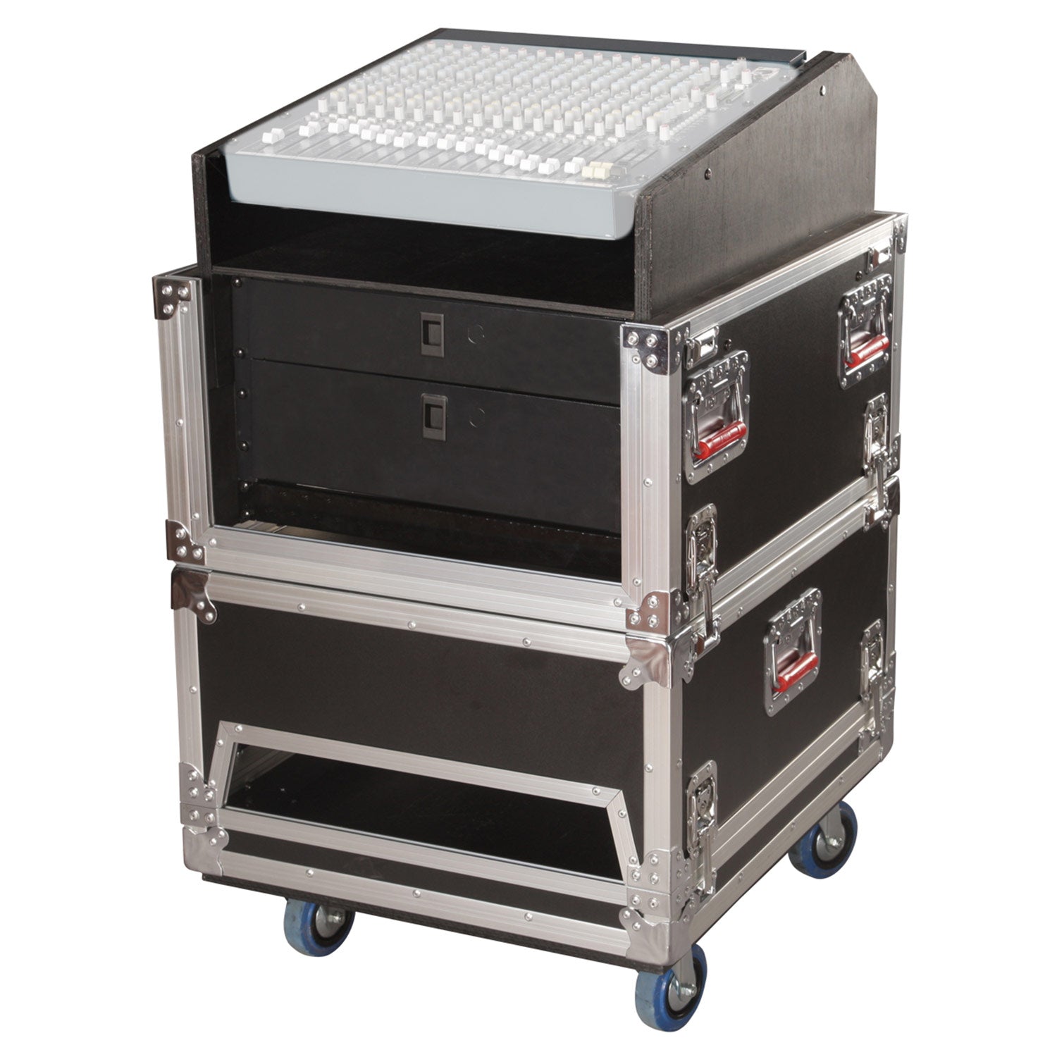 Gator G-TOUR-GRC-1406 14U Top, 6U Side Road Console Rack