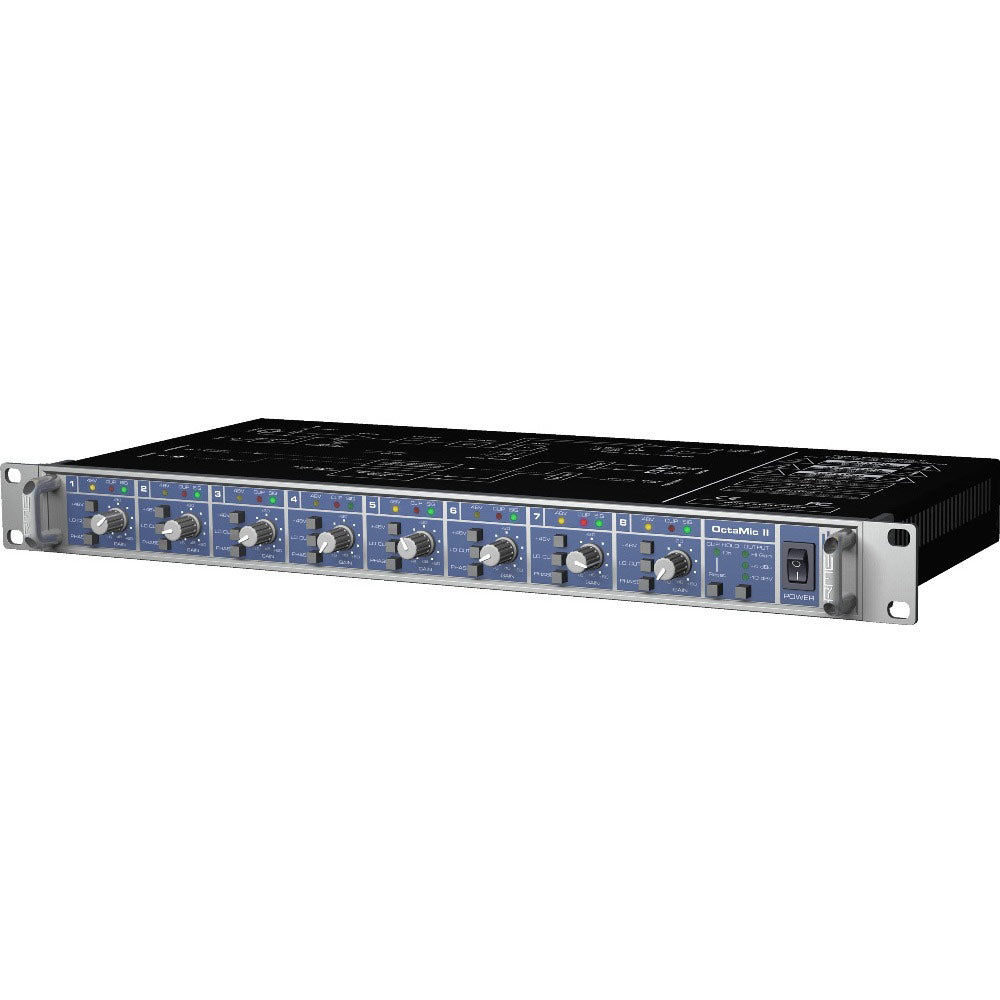 RME Octamic II 8 Channel Microphone Preamp with 192KHz A-D Converter