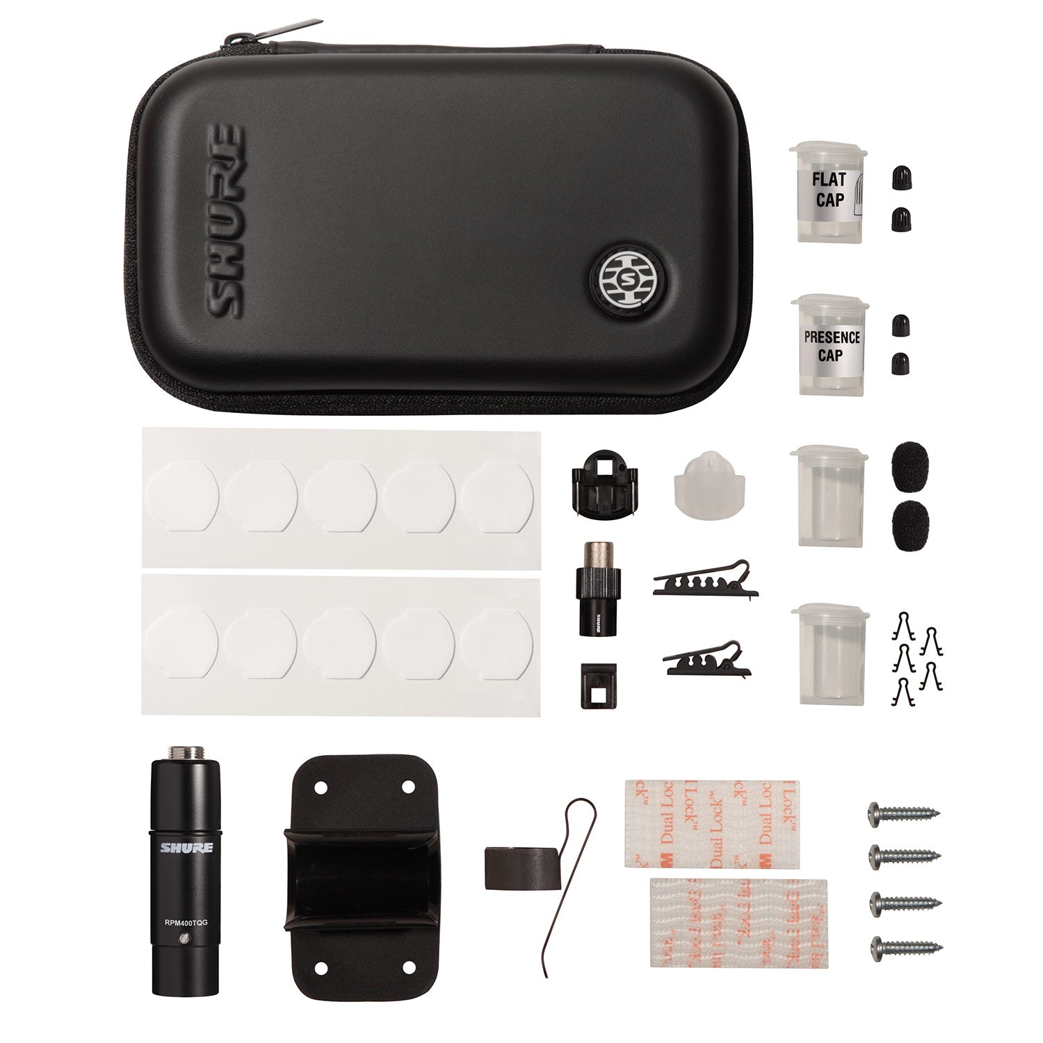 Shure TwinPlex TL47B/O-XLR-A Subminiature Lavalier Microphone (Low Sens, XLR, Black)