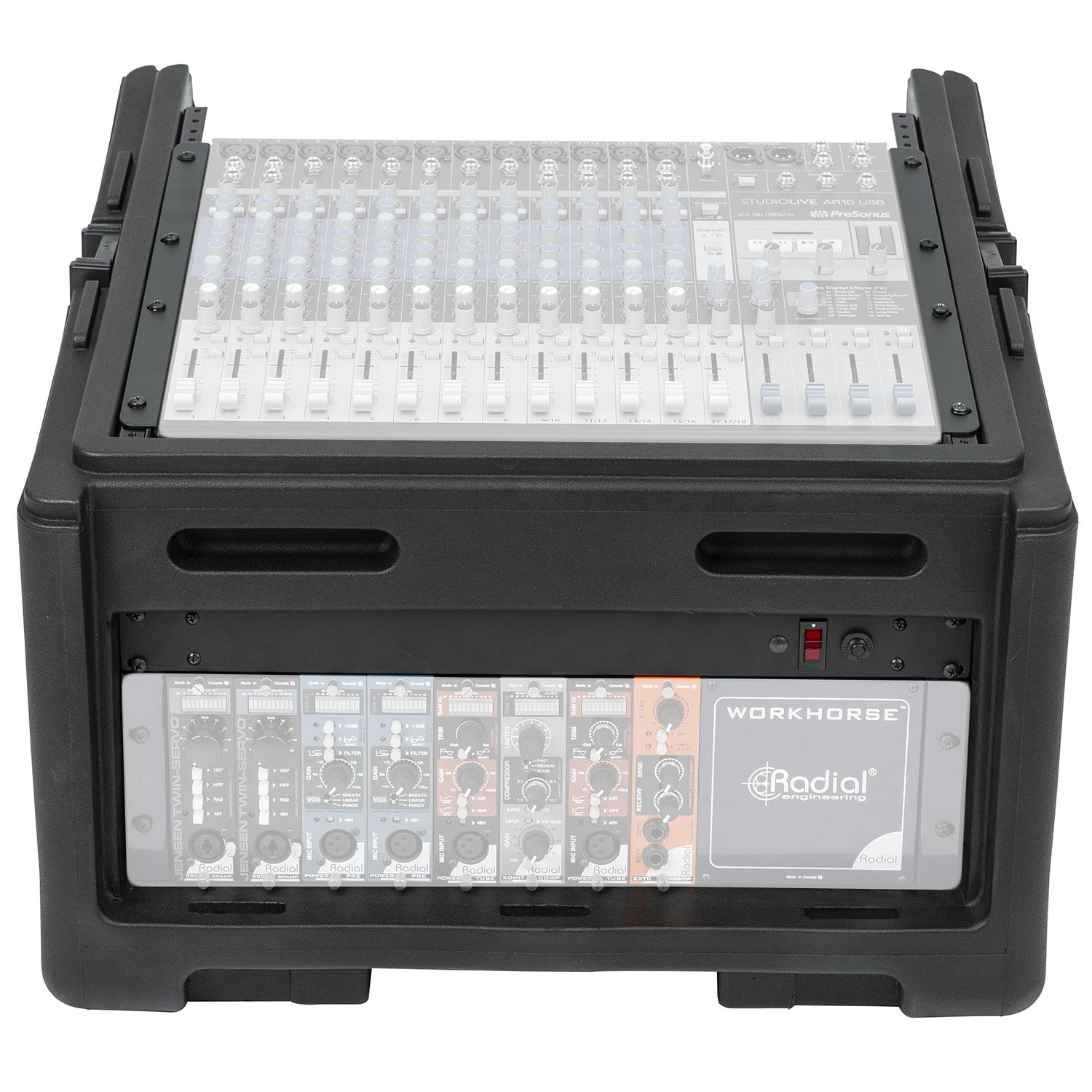 SKB 1SKB-R104W - 10 x 4 Compact Rolling Rig with Handle and Wheels