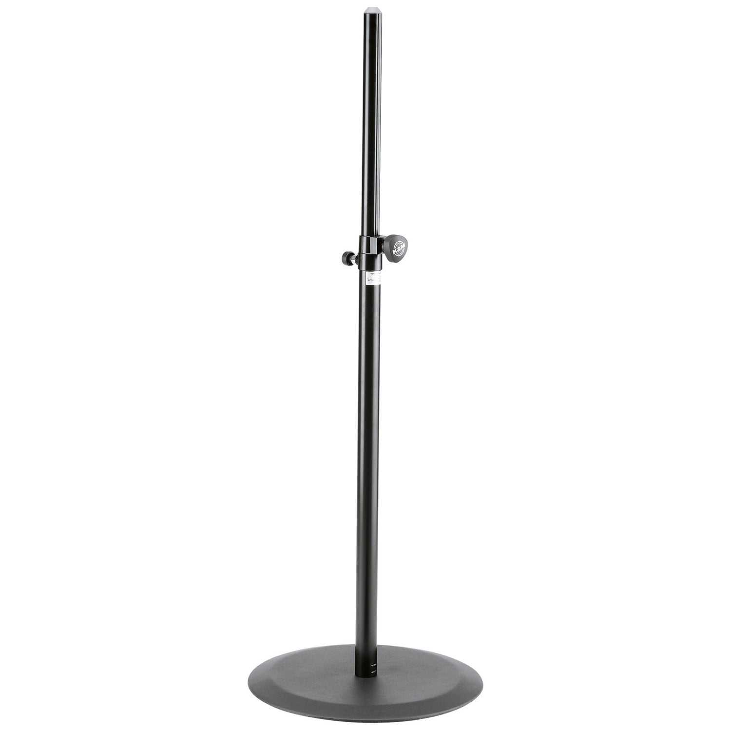 K + M 26735 Round Base Live Speaker Stand (Black)