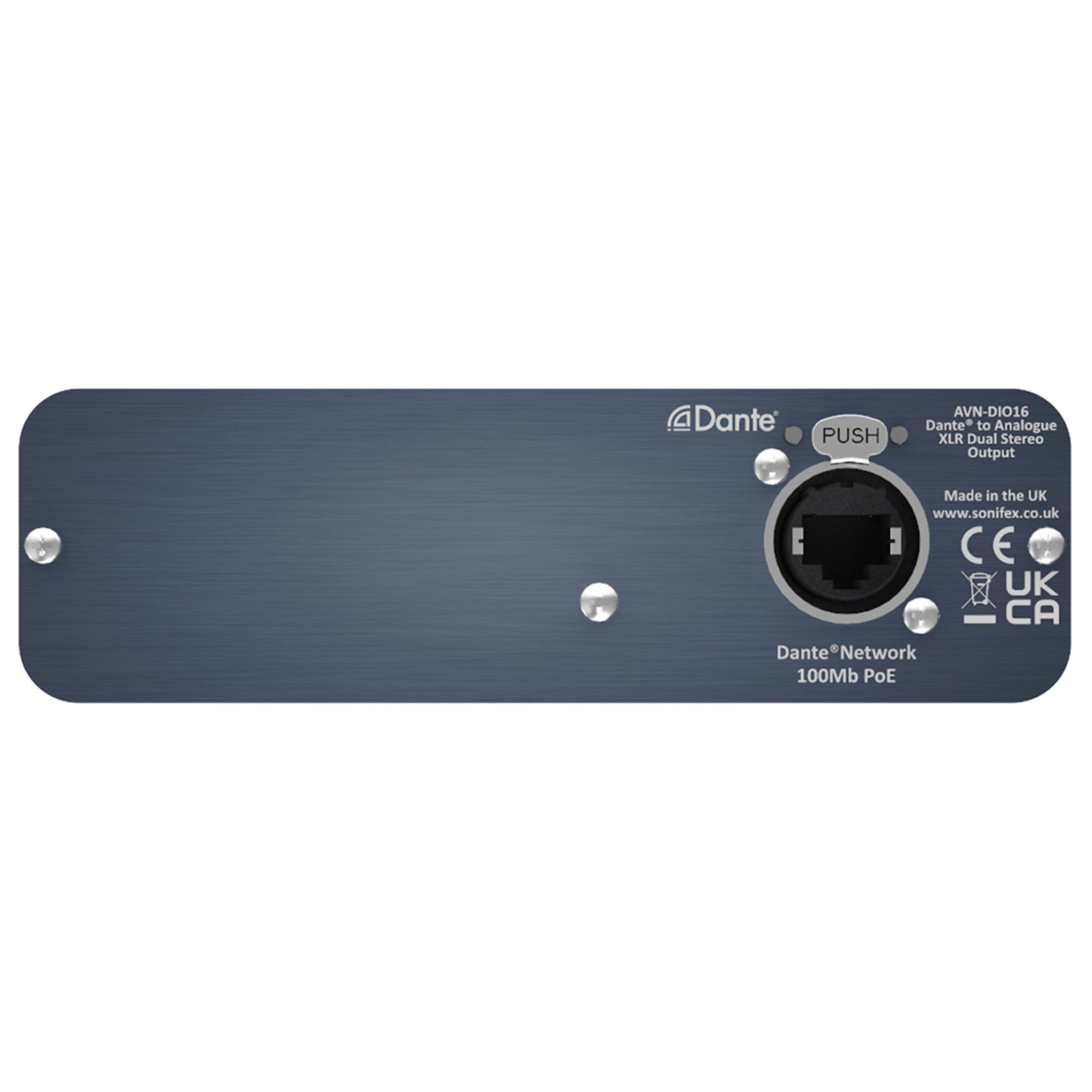 Sonifex AVN-DIO16 - Dante to 4 Analog XLR Output Interface