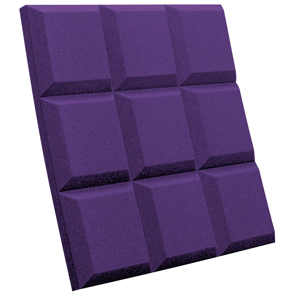 Auralex SonoFlat-Grid 2" 2x2 Foot Absorption Panel (Purple/Box of 16)