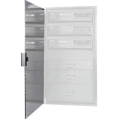 Middle Atlantic RK-GD6 Six-Space Smoked Tempered Glass Front Door