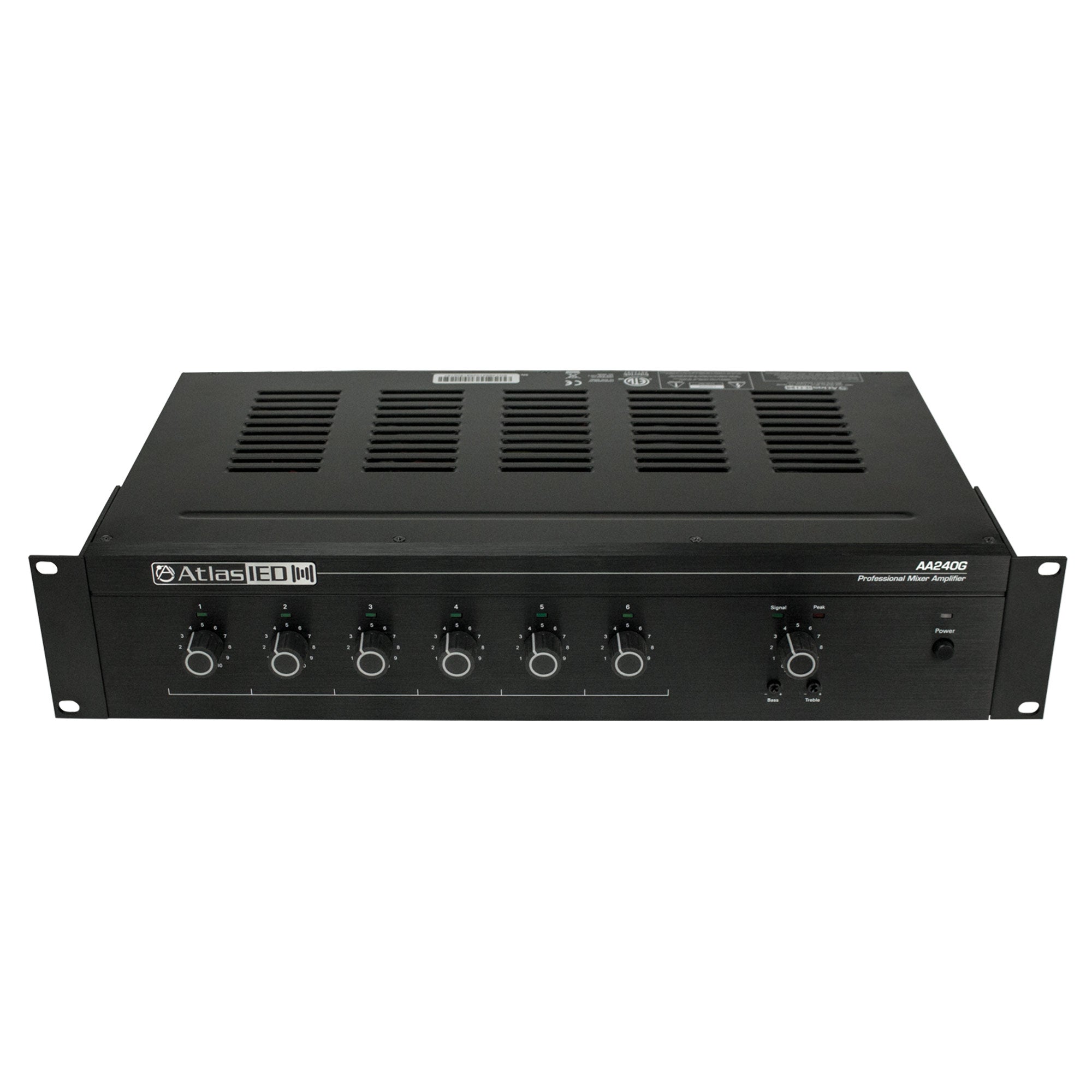 AtlasIED AA240G - 6-Input 240-Watt Multi-Load Mixer Amplifier