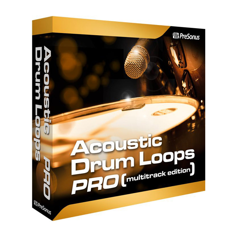 PreSonus Acoustic Drum Loops Pro Multitrack - Add-On for Studio One