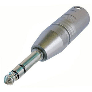 Neutrik NA3MP 3 Pin Male XLR to 1/4" TRS Stereo Adapter