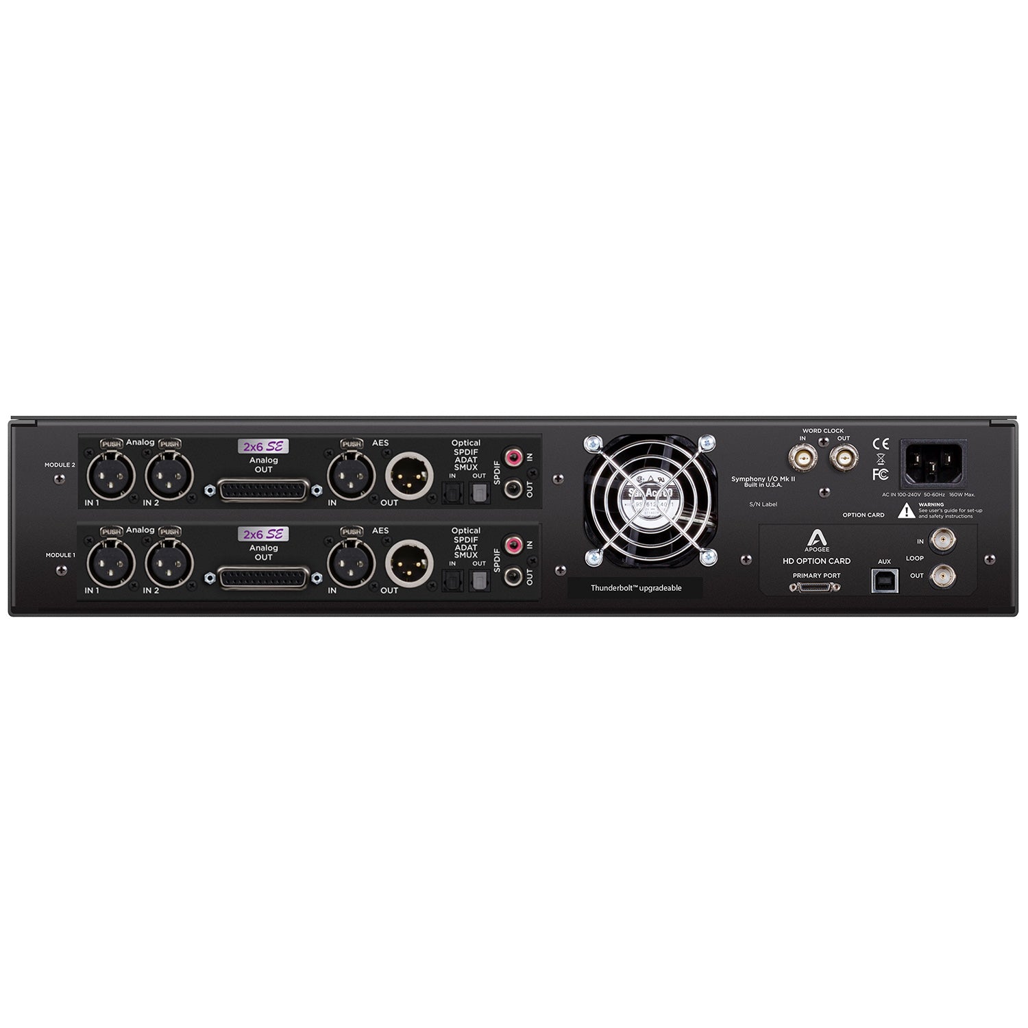 Apogee Symphony I/O MkII SE - Flagship Audio Interface (HDX / 2 x 2x6 Analog)