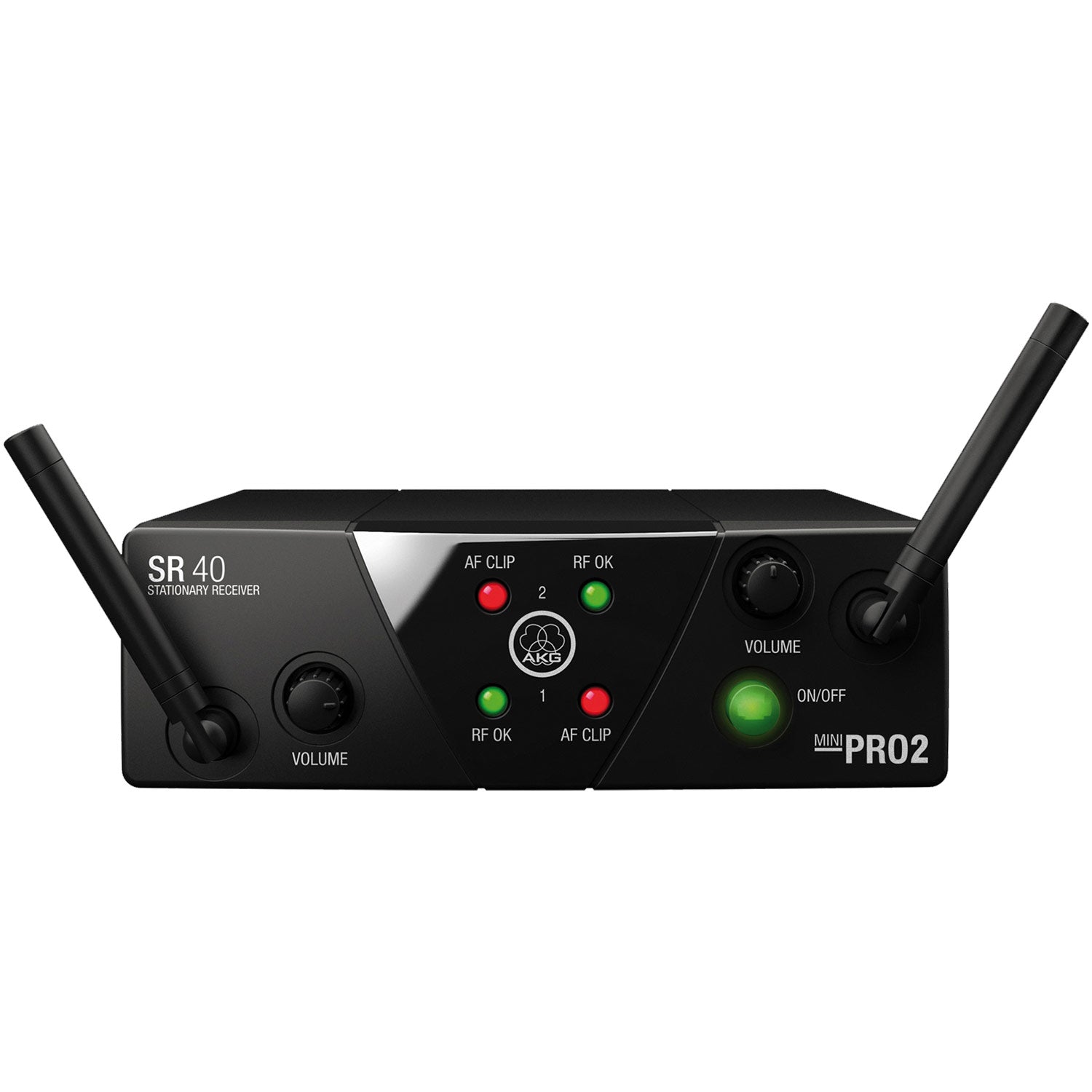 AKG WMS402 Mini2 Dual Vocal Instrumental Set - Combo Wireless System (US25BD Band / 537.9 - 540.4 MHz)