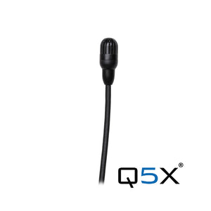 Q5x TwinPlex TL47 - Shure Omni Lavalier Microphone with 1-Pin Lemo Connector (Black)