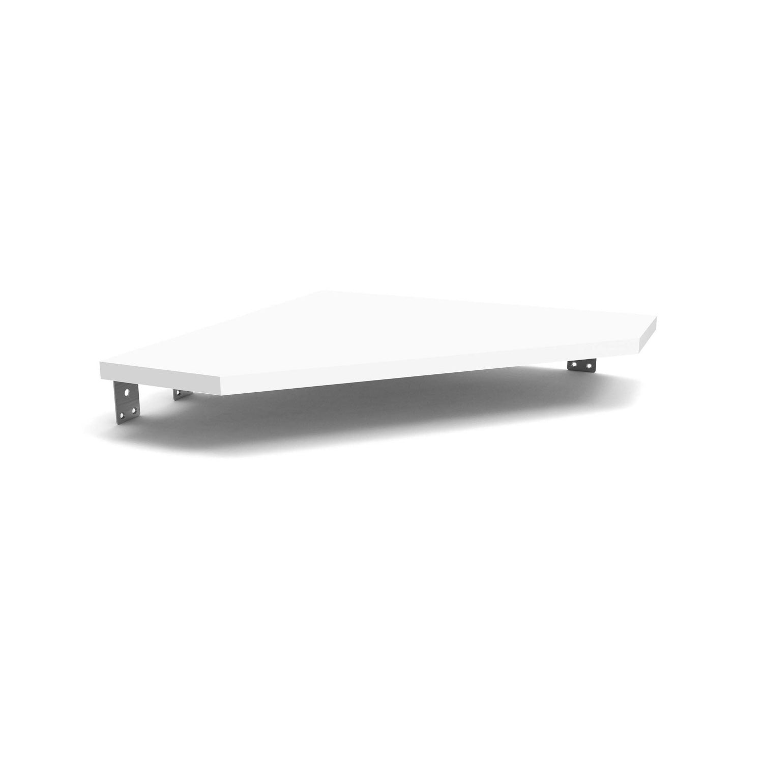 Glorious Modular Side Rack Adapter - Desk Plate for Sound Desk or Workbench Series (White)