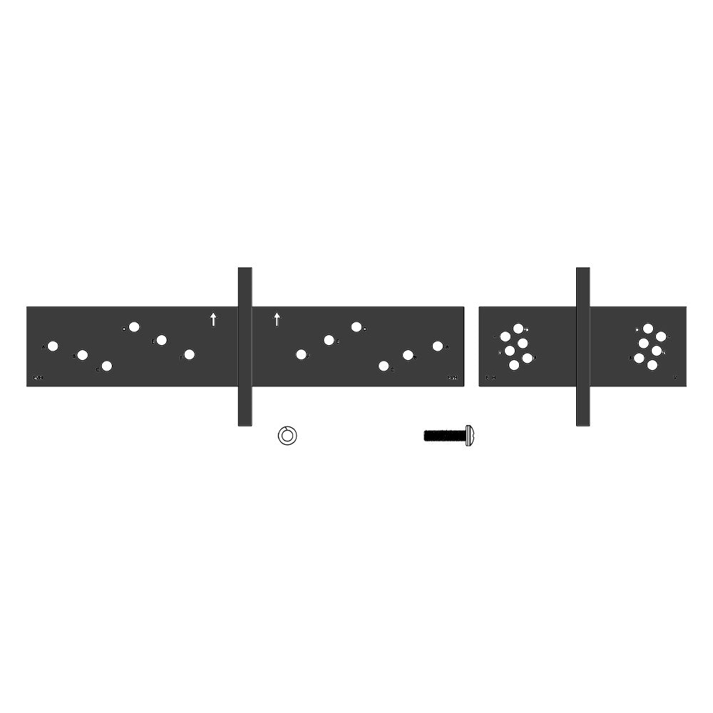 Electro-Voice HRK-3B - Horizontal Rigging Kit for EVH Series (Black)