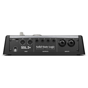 SSL SSL 2 Plus MkII - 2-Input 2-Output USB Audio Interface with SSL Preamps and 4K Processing