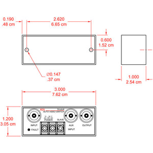 RDL TX-AVX Automatic Video Switcher - 2x1 BNC