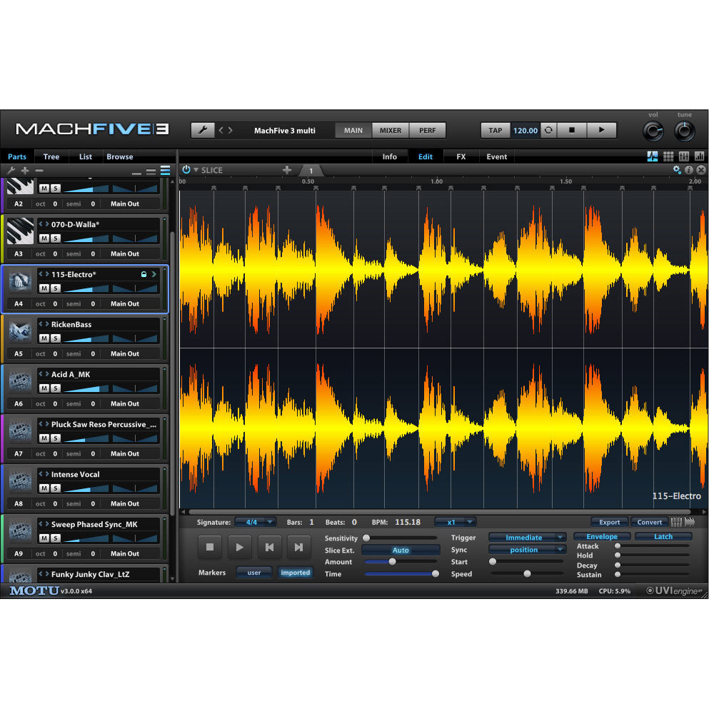 MOTU MachFive 3 Creative Universal Sampler (VST/AU/RTAS)