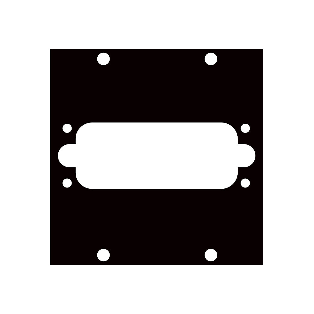 Middle Atlantic 1G3 Custom UCP Connector Panel with Opening for UCP-SF