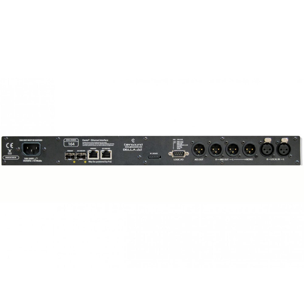 Glensound BELLA 22/R MkII - Ravenna Confidence Monitor with Mixer and Level Control
