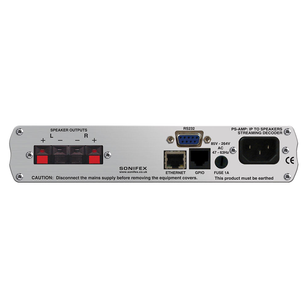 Sonifex PS-AMP - IP to Speakers Streaming Decoder