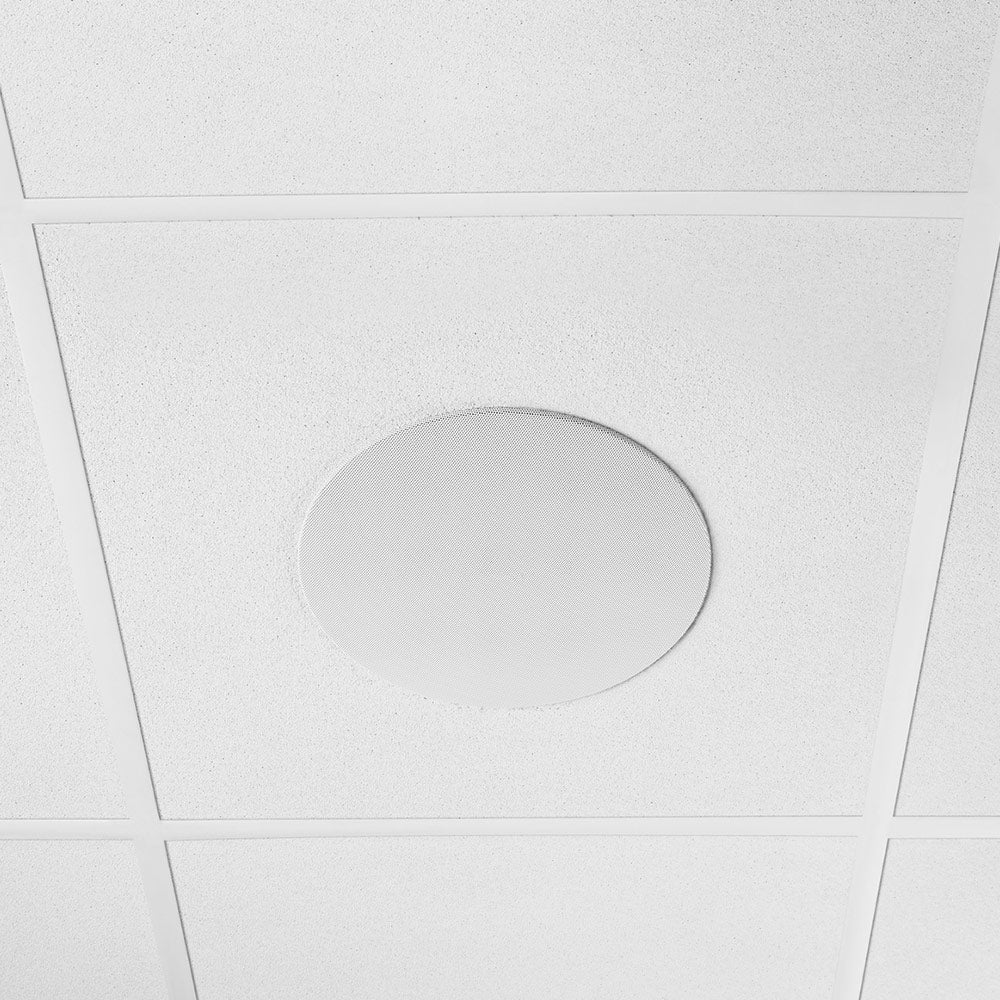 Shure MXN5W-C - MicroFlex Dante-Networked Ceiling Loudspeaker and Tile Bridge Bundle