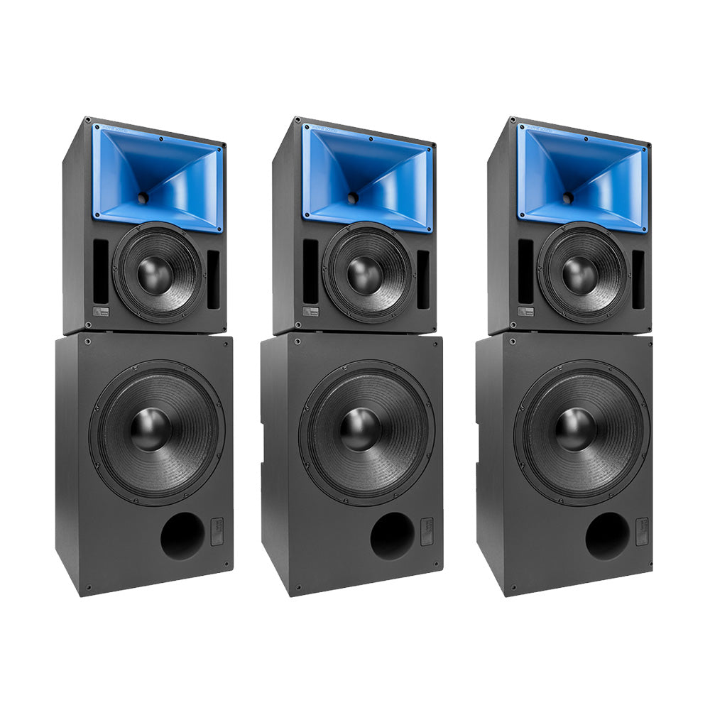 Meyer Sound Bluehorn System - Active Full Bandwidth Monitors (LCR Set)