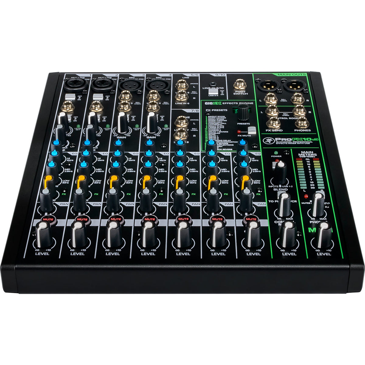 Mackie ProFX10v3 10 Channel Professional Effects Mixer With USB