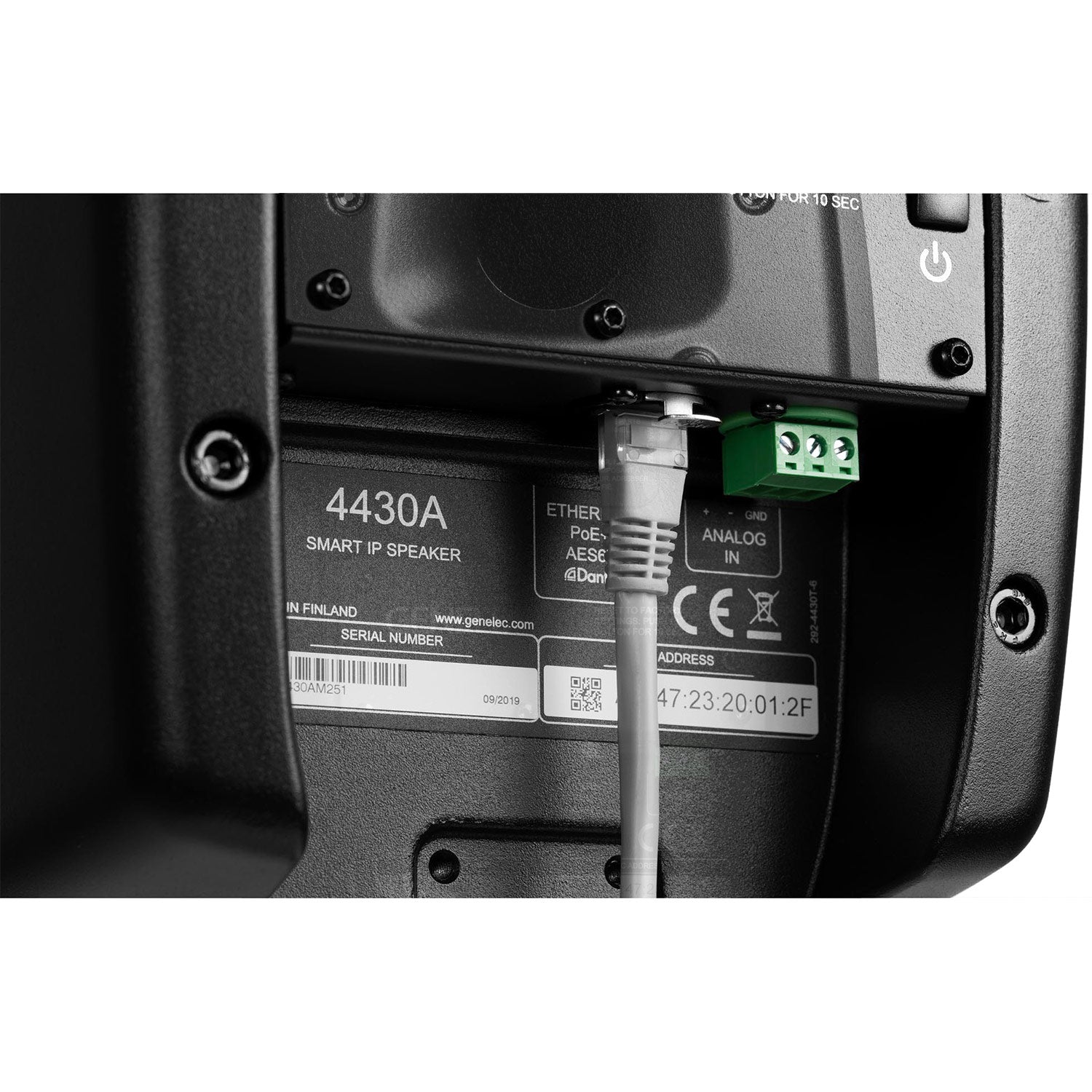 Genelec 4430A 5-Inch Smart IP Installation Speaker (Mystic Black)