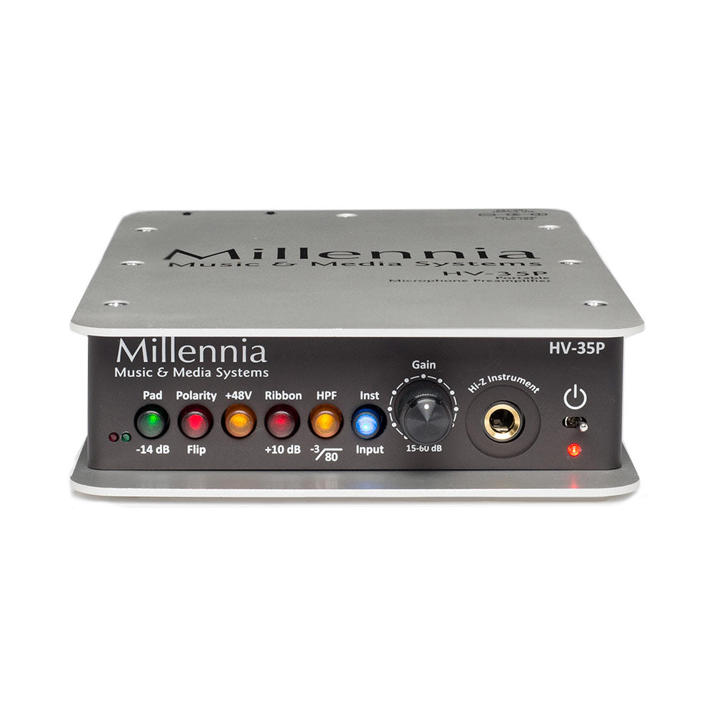 Millennia Media HV-35P Portable Single Channel Microphone Preamplifier