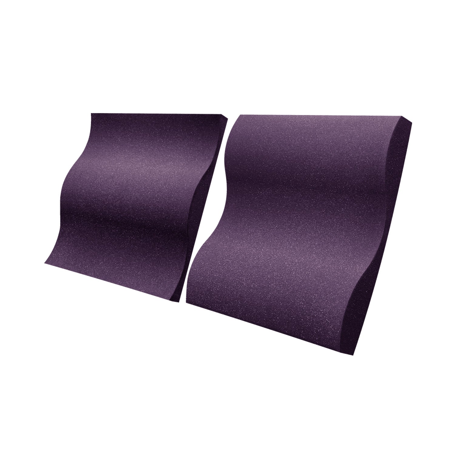 Auralex StudioFoam Wave - 2x2 Foot Studiofoam Absorption Panel (Purple / Box of 16)