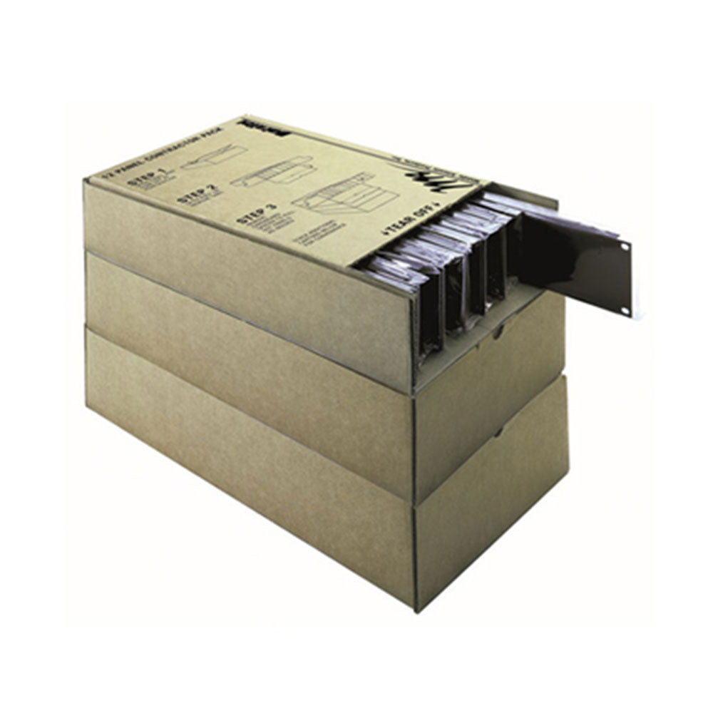 Middle Atlantic FEB1-CP12 1RU Flanged Rack Panel - 12-Piece Contractor Pack