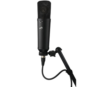 Warm Audio WA-87 R2B LDC Microphone - Black Color with Shock Mount, Hard Mount & Wood Box