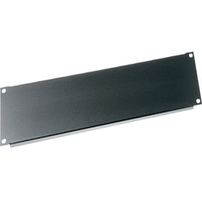 Middle Atlantic PBL-4 Four-Space Flanged Aluminum Blank Panel - Black