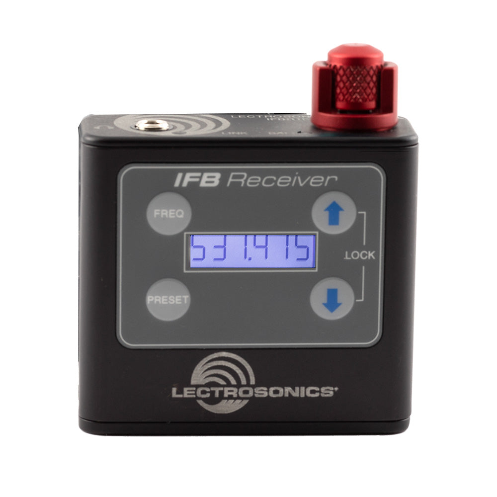 Lectrosonics IFBR1B - UHF Multi-Frequency Belt-Pack IFB Receiver (Block VHF / 174-215 MHz)