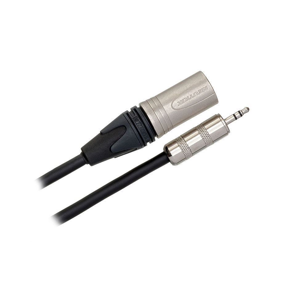 Hosa MMX-115 Camcorder Microphone Cable, 3.5mm to XLR Male - 15 Feet