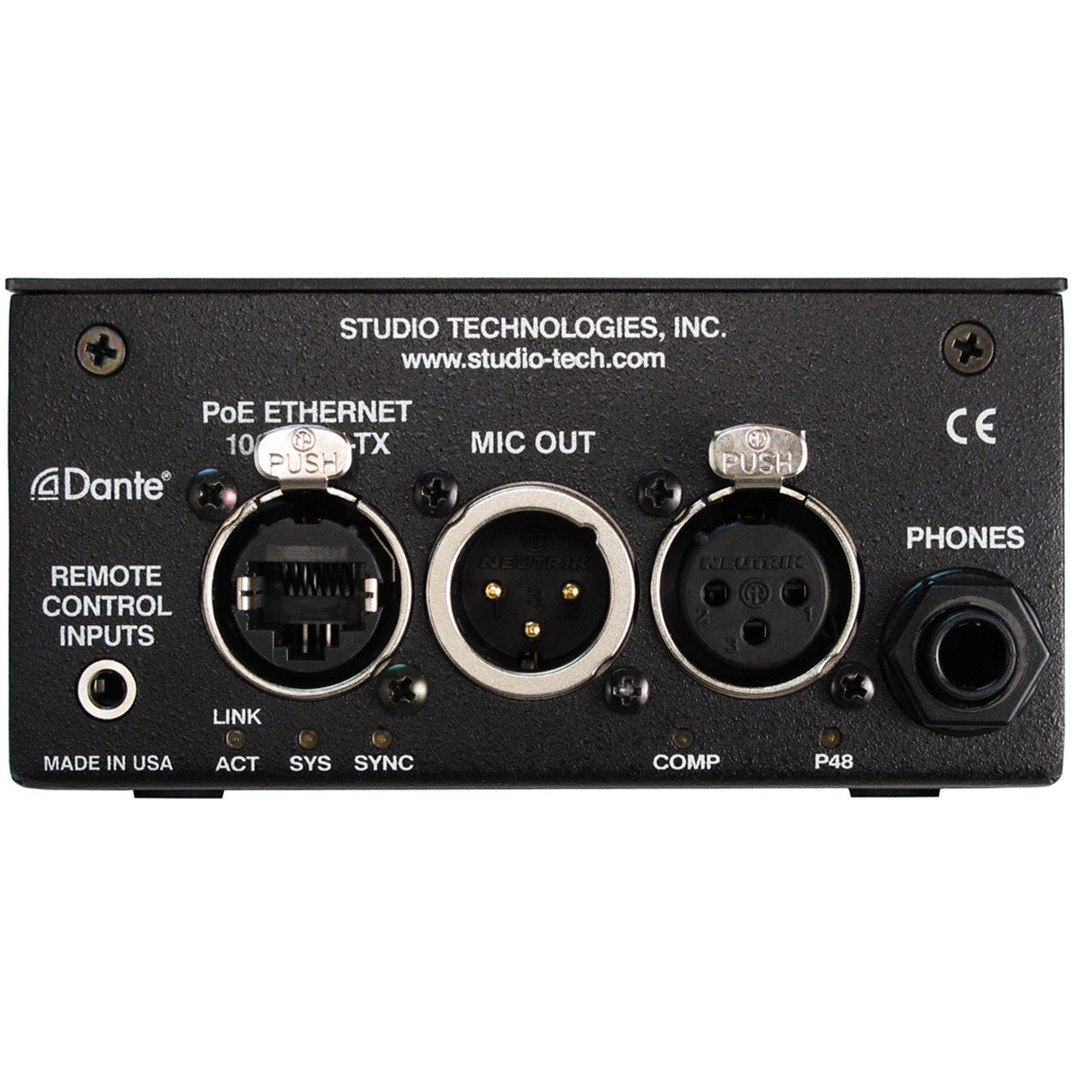 Studio Technologies Model 206 Announcer's Console with Dante