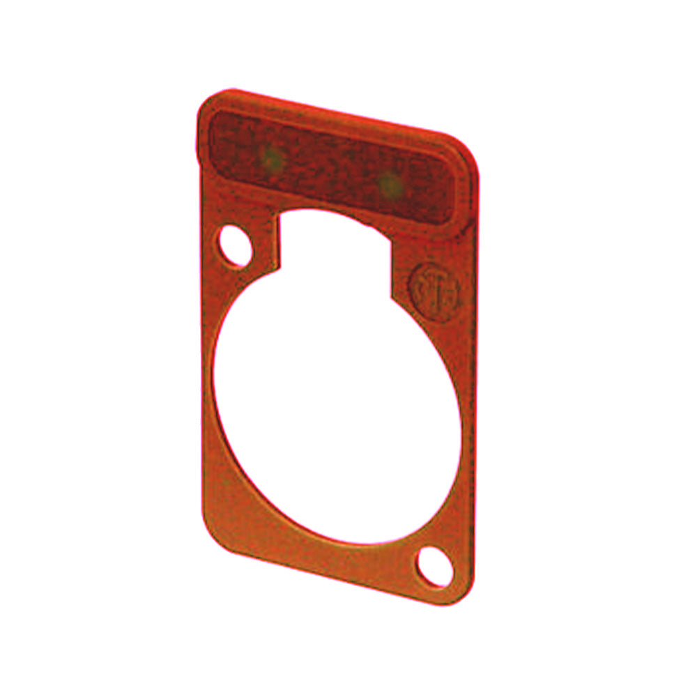 Neutrik DSS-RED Colored Labeling Plate for D Series Connectors (Red)