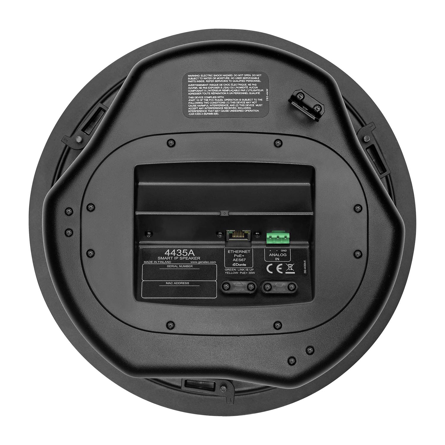 Genelec 4435A - Smart IP Active In_Ceiling Speaker (White with Round Grill)