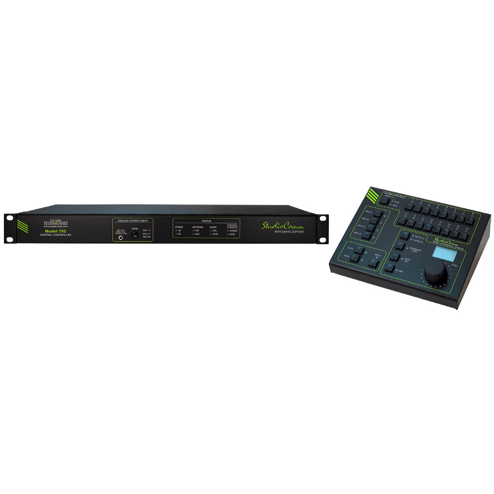 Studio Technologies Model 792 Central Controller and Model 793 Control Console