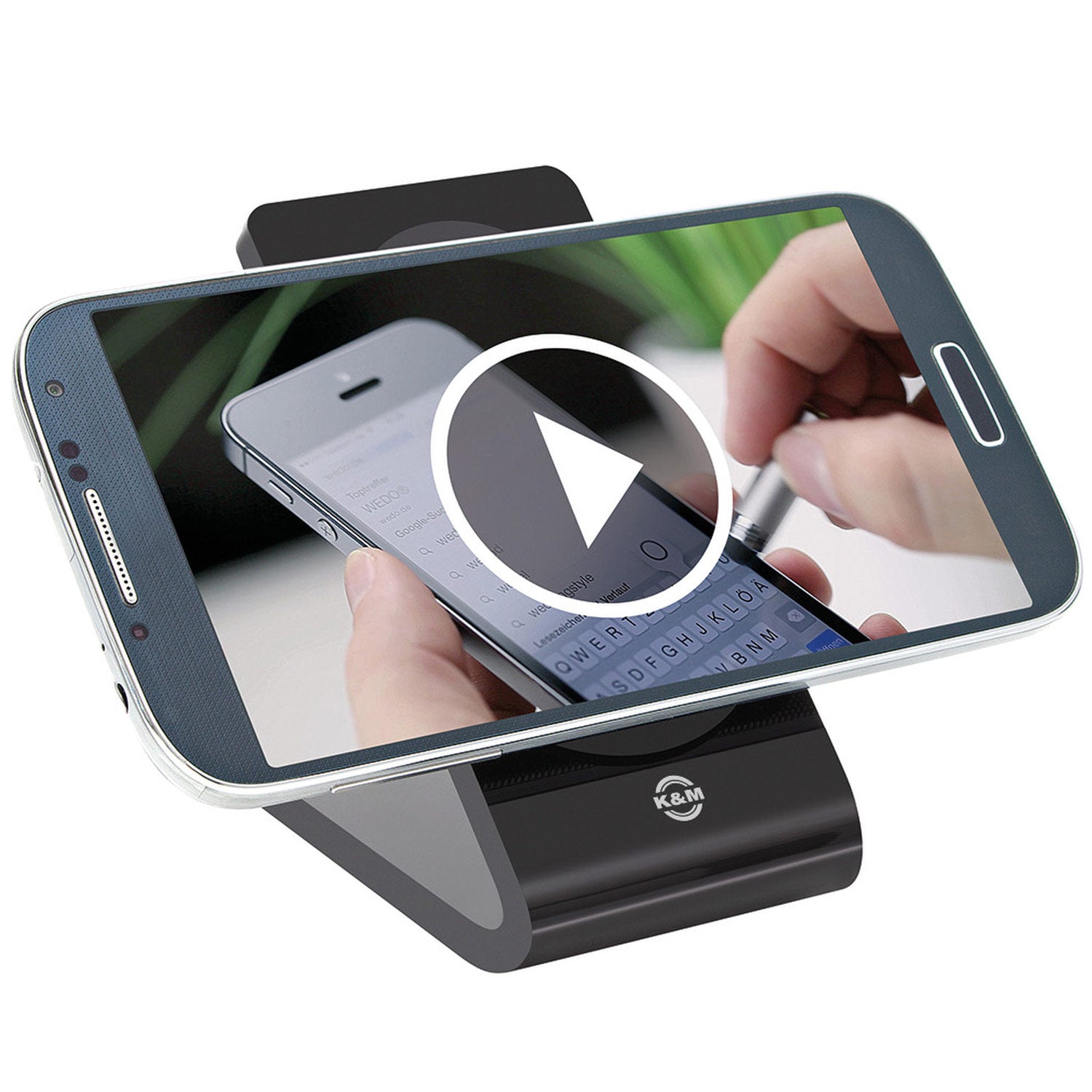 K + M 19850 Universal Smartphone Desktop Stand