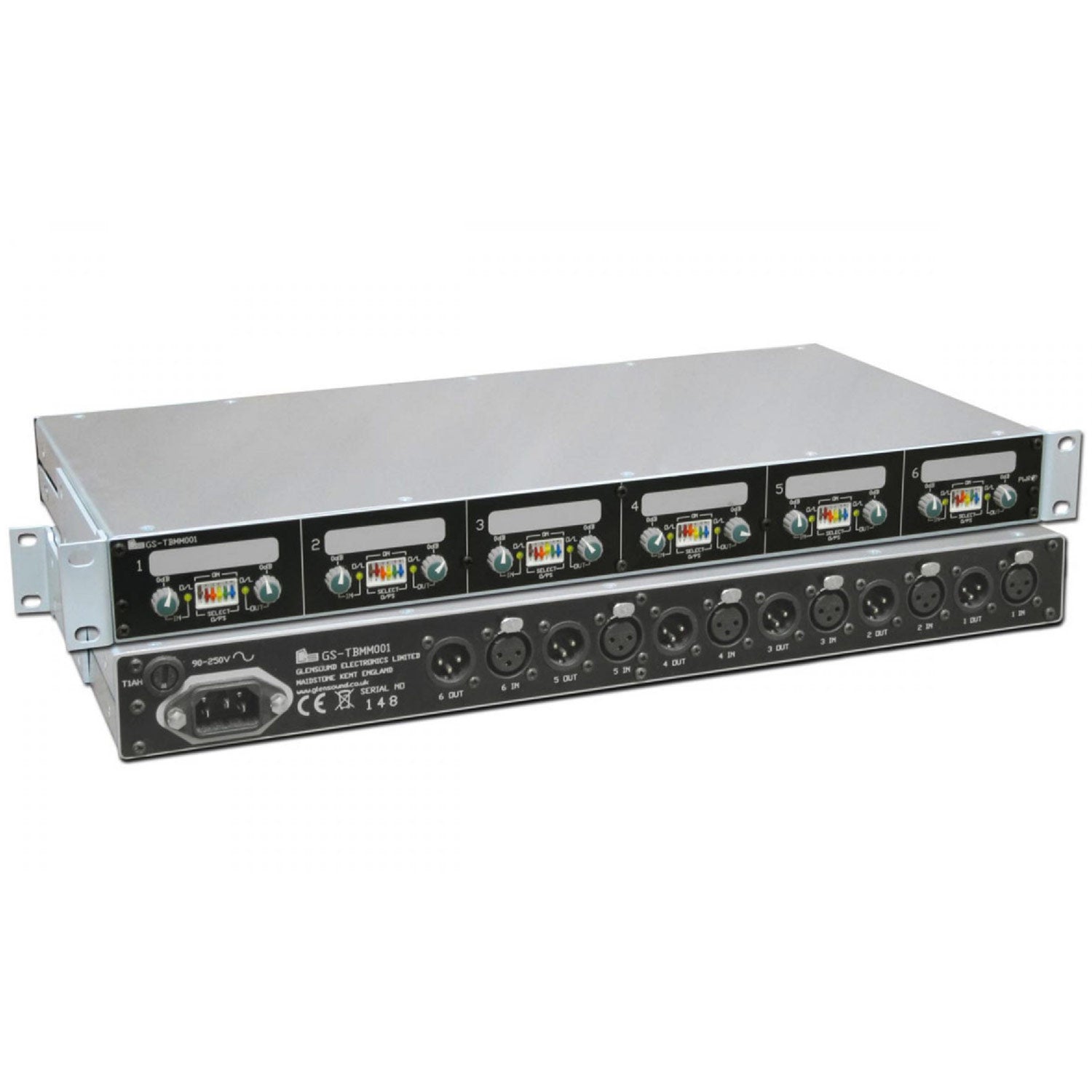 Glensound GS-TBMM001 - 6x6 Talkback Matrix Mixer