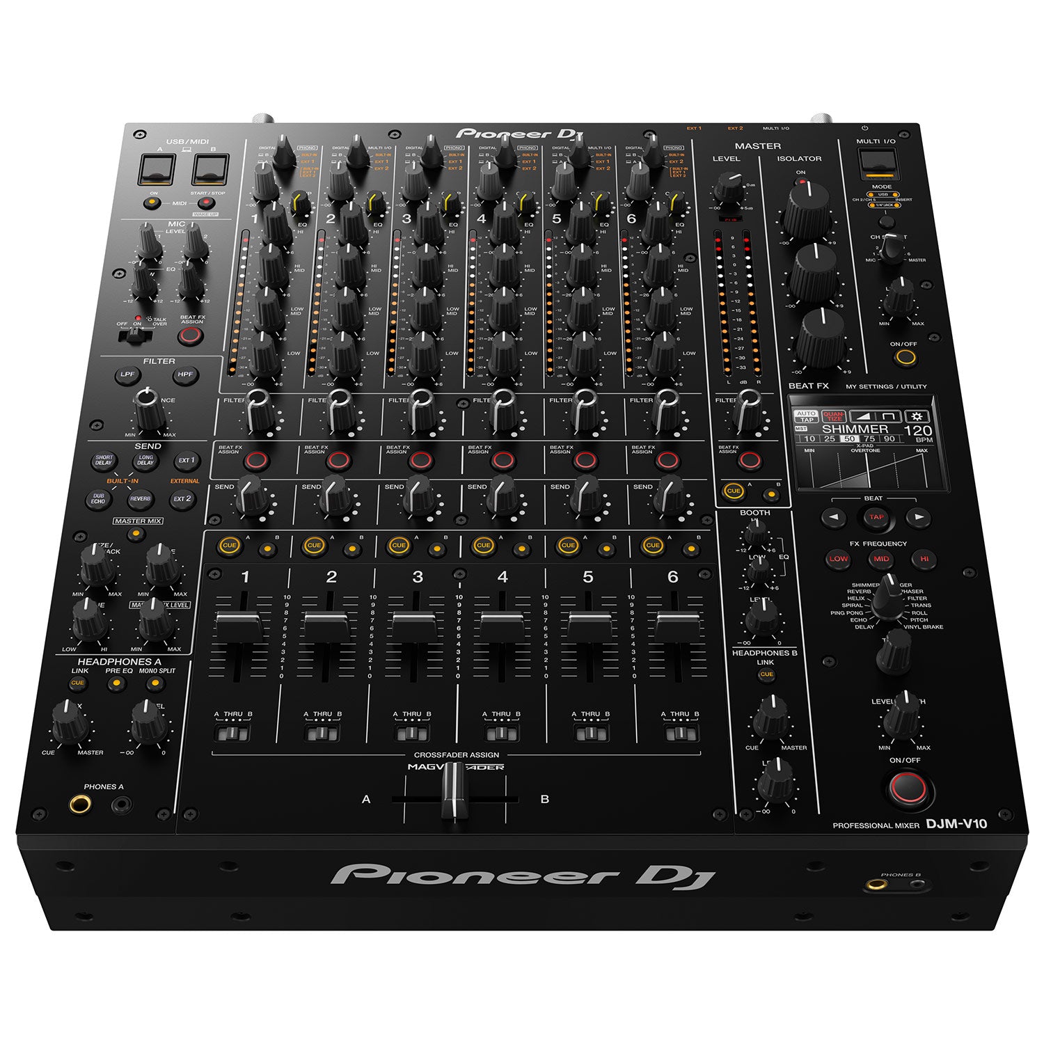 Pioneer DJ DJM-V10 6-Channel Club Mixer