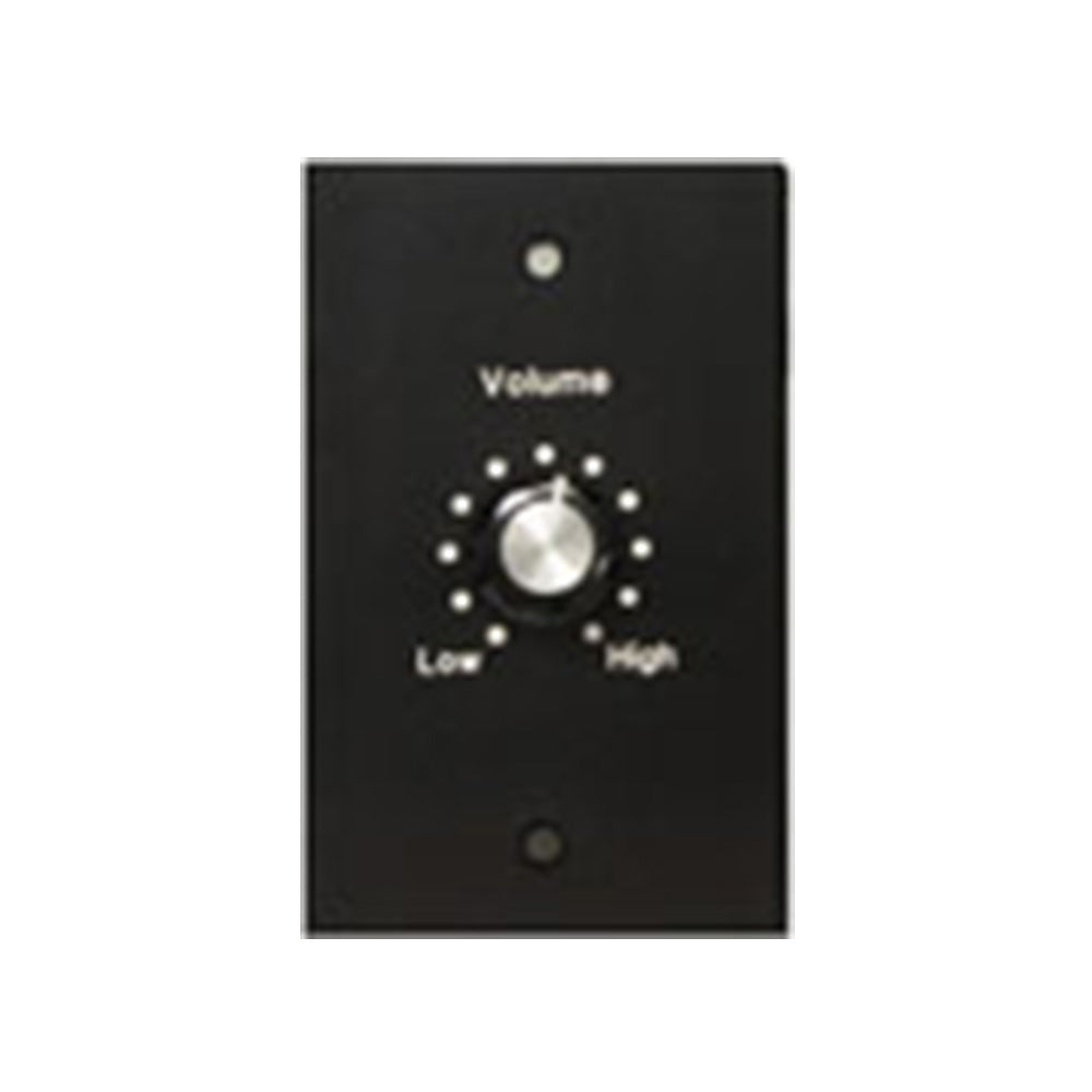 Stewart Audio WP-RVC-B - Remote 10k Ohm Potentiometer Volume Control in Wall Plate (Black Finish)