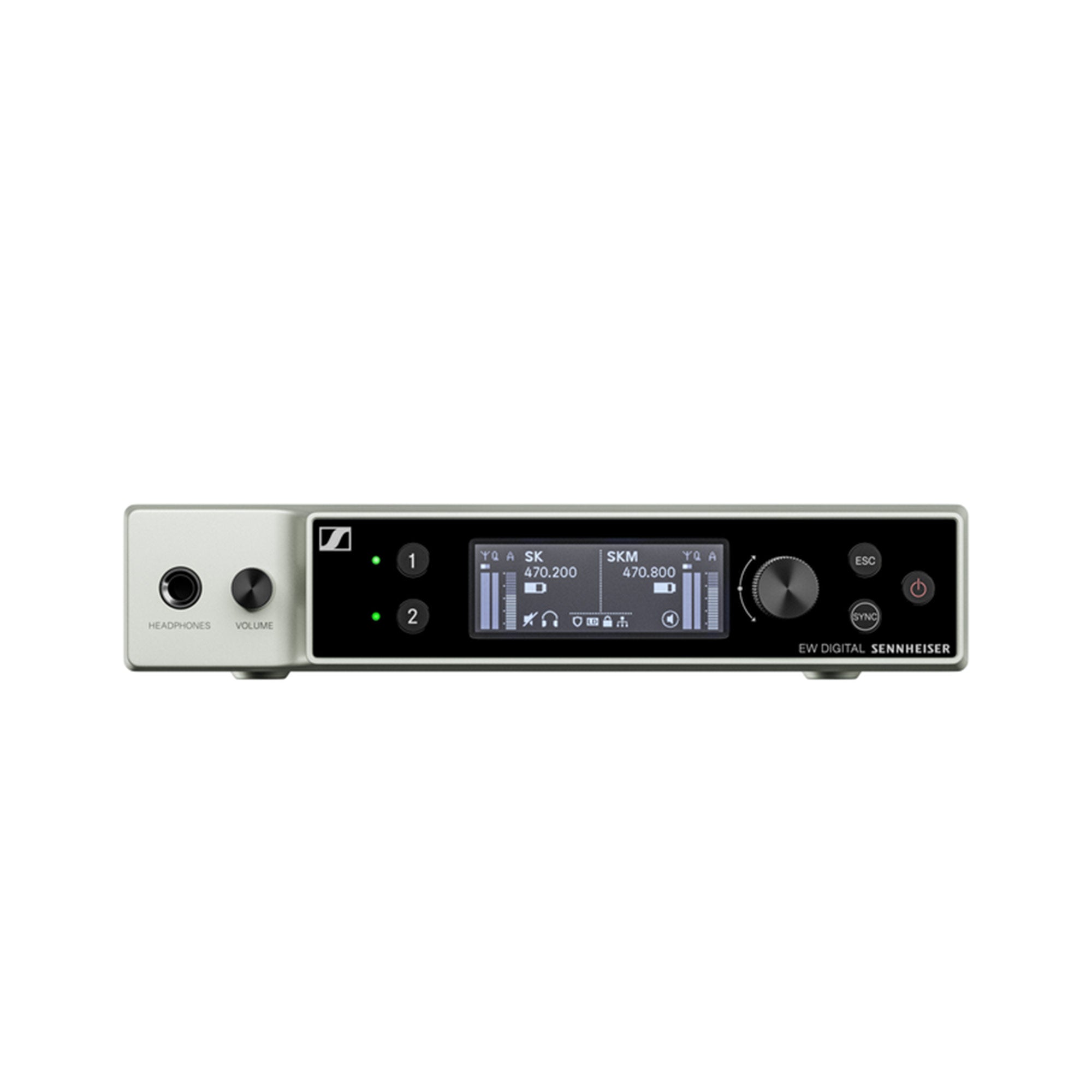 Sennheiser EW-DX EM 2 DANTE - Dual Channel Wireless Receiver (R1-9 Band / 520-608 MHz)