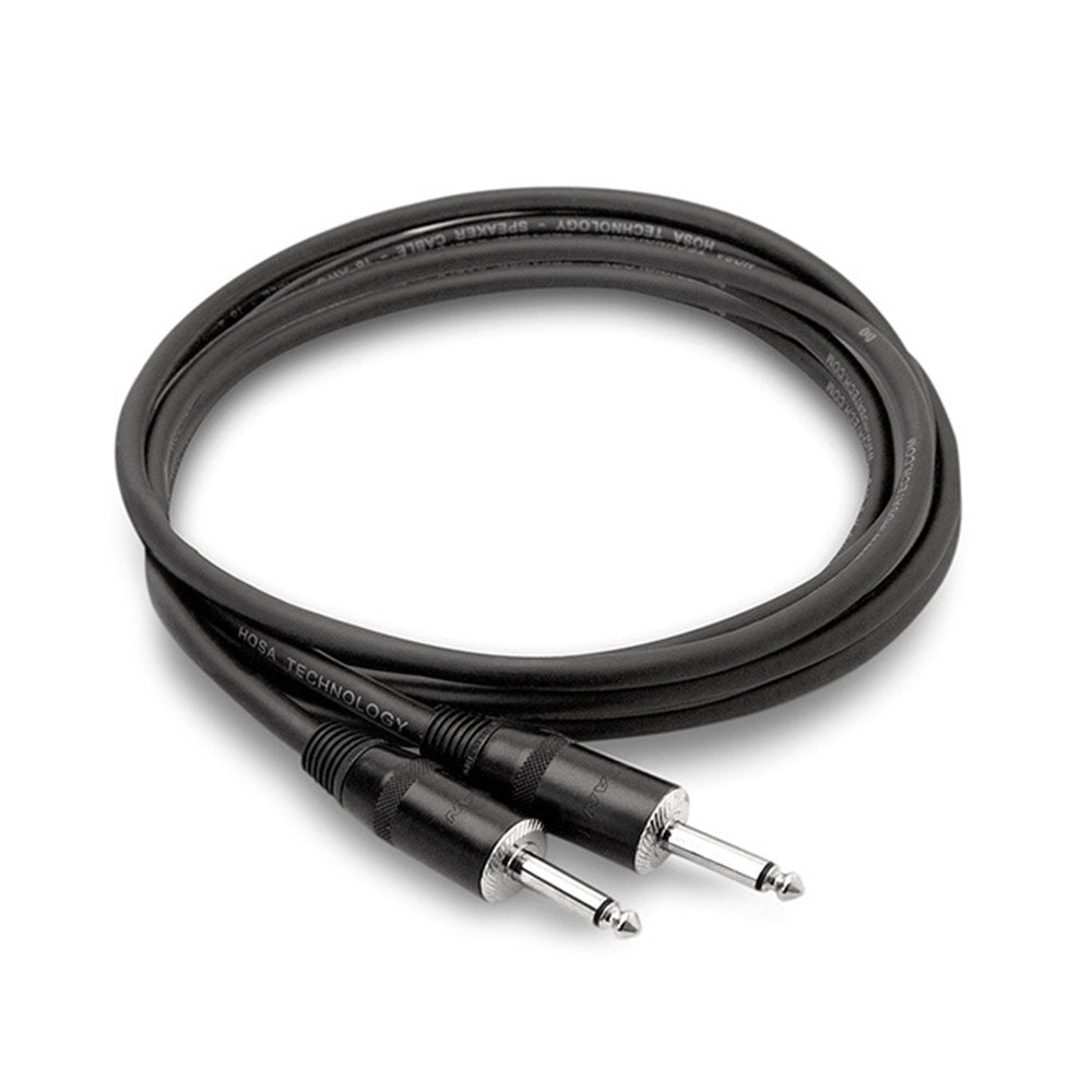 Hosa SKJ-420 Pro Speaker Cable, REAN 1/4 inch TS to Same, 20 feet