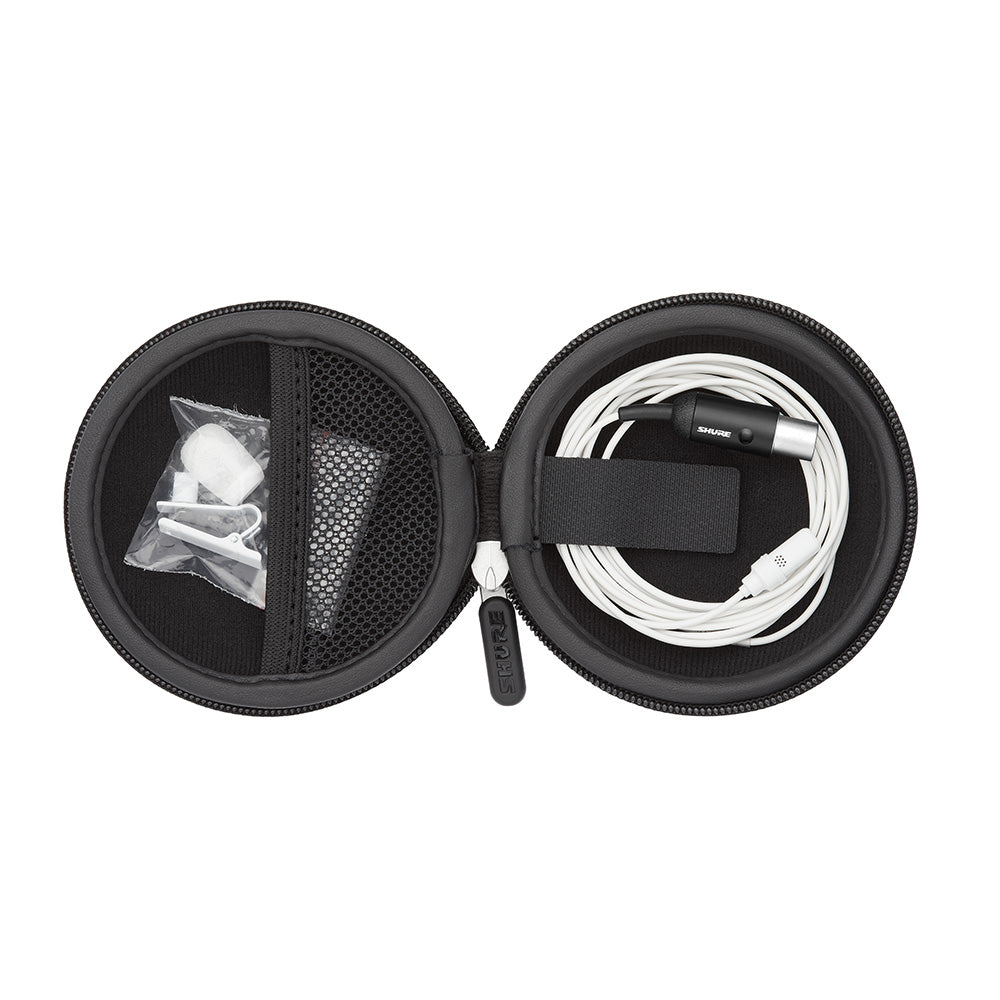 Shure UL4W/C-MTQG-A - UniPlex Lavalier Microphone (White / MTQG)