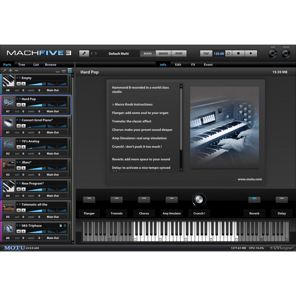 MOTU MachFive 3 Creative Universal Sampler (VST/AU/RTAS)
