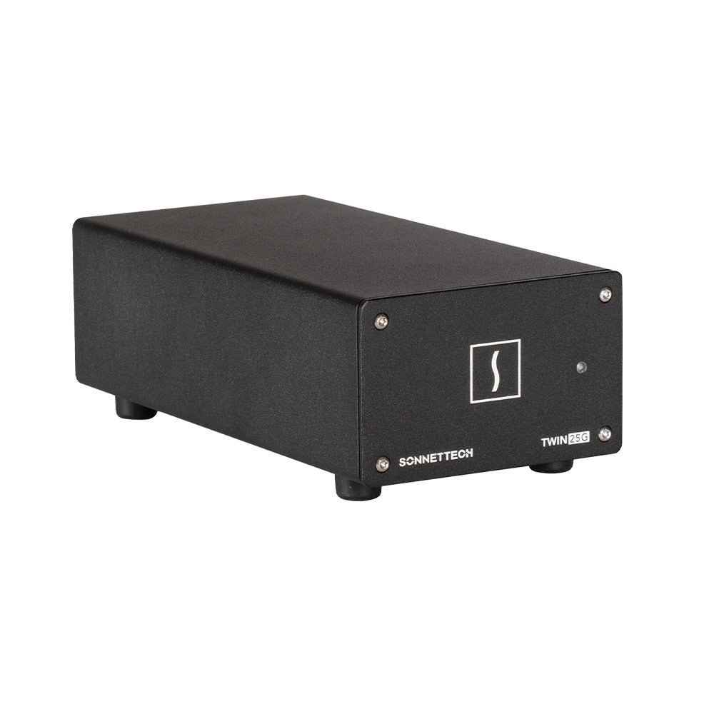Sonnet TWIN25G-TB Twin25G - Dual-Port 25GbE Thunderbolt Adapter with Two SFP28 Transceivers